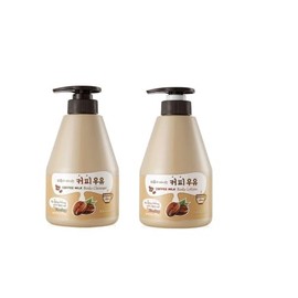 NAVIC DIRECT WELCOS KWAILNARA Milk Body Cleanser and Body Lotion Set (560 g / 19.75 oz. each) (Coffee Milk)