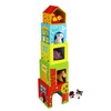 Tooky Toy Juego de Bloques Apilables de Animales de Granja,
