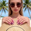 24 Pzas Uñas Postizas Decoradas Adherible Acrílicas Press On