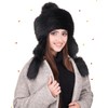 Futrzane Classic Ear Flaps Hat - Fur Trapper Hat for