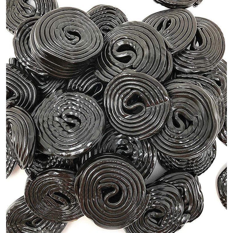 Bayside Candy Broadway Licorice Wheels - Pin Wheels - Strawberry