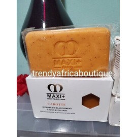 MAXI+ Maxi Plus Intense Whitening Exfoliating Face & Body Carrot  Soap.200g X 1. 👌