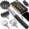 TUKUOS Telescoping Back Scratcher with 5Pcs Detachable Heads, Valentines Day
