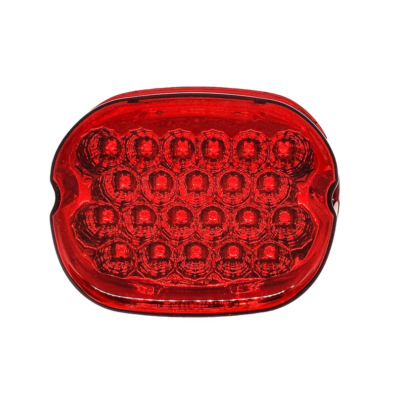 OZ-USA FL Red LED Tail Brake Light Compatible with Harley