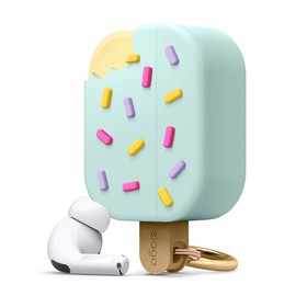 elago Ice Cream Case with Keychain, Compatible with AirPods Pro Case [US Patent Registered] (Mint)