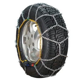 GDSMOTU HKN140 Snow Chains For Car Pickup Trucks SUV Universal Snow Tire Chains Emergency Thickening Tire Chains Tire Traction Chain, Applicable Tire Width 235 245 255 275(16"17"18"19"20")