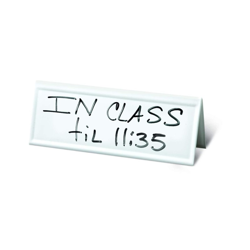 Trainers Warehouse Heavy Duty Premium Reusable Name Cards, White, Dry-Erase