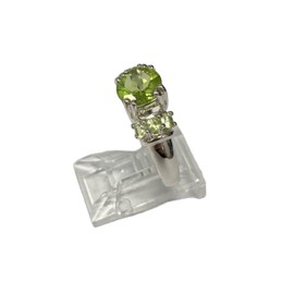 KOKAV 925 Sterling Silver Peridot Ring for Women 2.25 Ct Round Genuine Green August Birthstone Jewelry (10)