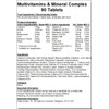 Multivitamin & Mineral Complex 90 Tablets - Includes Vitamin A