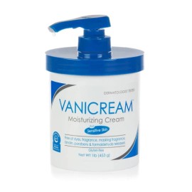 N/A Vanicream Moisturizing Skin Cream with Pump Dispenser 16 fl oz 1 lb Moisturizer