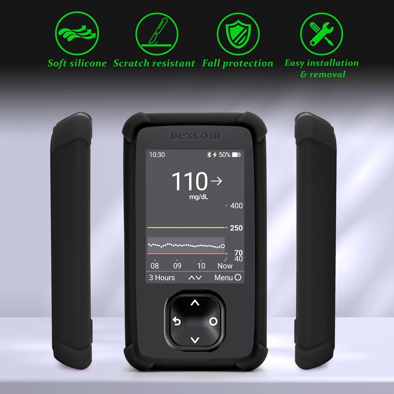 YOUSHARES Silicone Case for Dex com G7 Receiver, Anti Slip