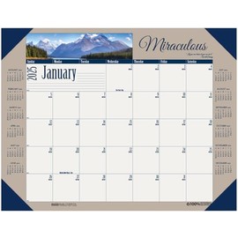 House of Doolittle 2025 Monthly Desk Pad Calendar, Motivational, 22 x 17 Inches, January - December (HOD175-25)