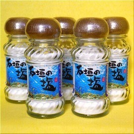 Ishigaki Salt Tabletop Jar, 2.1 oz (60 g) x 5 Packs