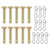 Angoily 20 Pieces/Set Shear Pins and Cotter Pins Compatible with