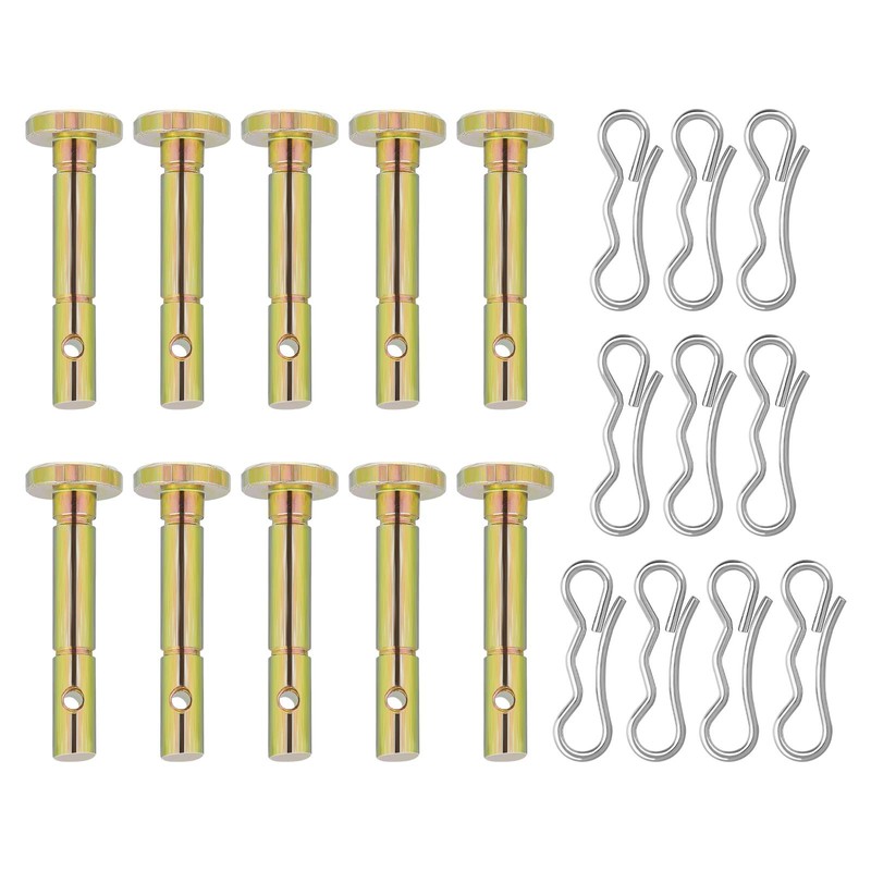 Angoily 20 Pieces/Set Shear Pins and Cotter Pins Compatible with
