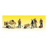 Masonry Workers w/Accessories (4) O Scale