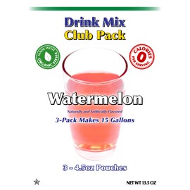 GramZero Watermelon Zero Calorie Sugar Free Drink Mix, Great For Nutrition Club Loaded Teas, Stevia Sweetened