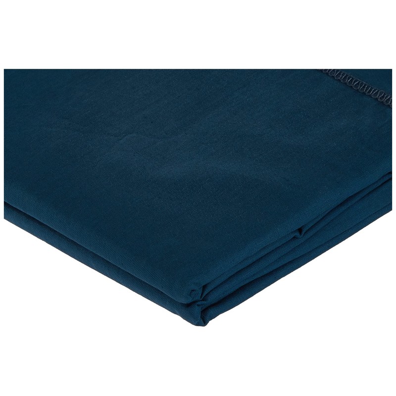 Douceur d'Intérieur, Lina Cotton Bolster Pillowcase., Cotton, midnight blue, 85