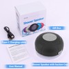 Annlend Waterproof Bluetooth Shower Speaker Portable Wireless Water-Resistant Speaker Suction
