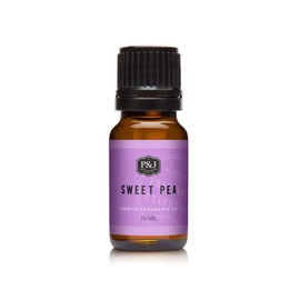 P&J Trading Fragrance Oil for Diffusers for Home - Sweet Pea 10ml Fragrance Scents for Candle Making - Soap Making Supplies & Car Diffuser Scents