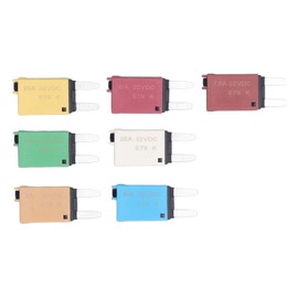 7PCS Insert Type Fuse Circuit Breaker Manual Reset ATC ATO Blade Fuse Protector 32VDC 5A 7.5A 10A 15A 20A 25A 30A