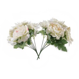 Himutain Fake Peonies, Peony Artificial Flowers, Faux Peonies Flowers Look Real for Decoration & Wedding & Mother's Day & Valentine's Day Gifts