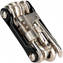 WIWUE GUO Bike Chain Tool Multitool Kit Stainless Steel w/ Chain Breaker & Tire Repair for