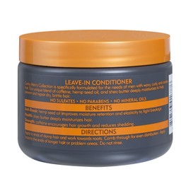 Cantu Shea Butter Men's Collection Leave in Conditioner, 13 oz.