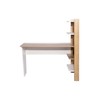 UGOS Modern Compact 47 Inch Computer Corner Desk with Hutch