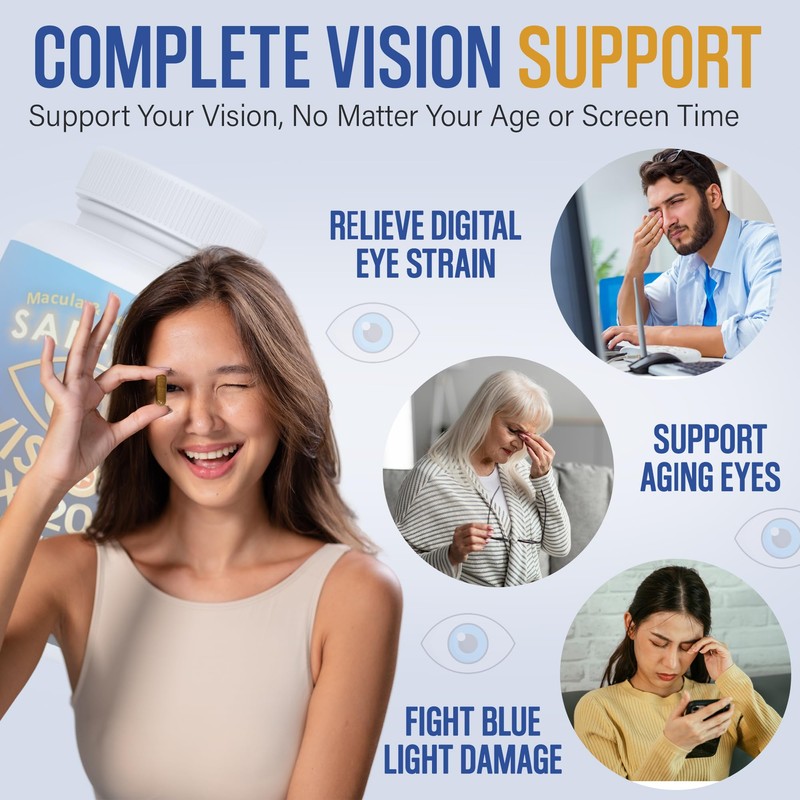 Vision Max 20/20 Visual Performance Support Eye Supplement for Overall