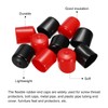 MECCANIXITY 10pcs Rubber End Caps Cover Assortment 27mm PVC Vinyl