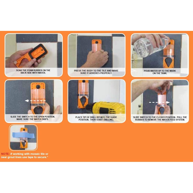 Alpha WDS138 Drill Bit Guide/Water Delivery System