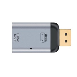 xiwai USB-C Type C Female Source to Displayport DP Sink HDTV & PD Power Adapter 4K 60hz 1080p for Phone & Laptop