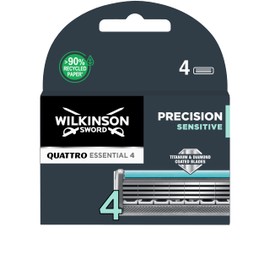 Wilkinson Sword Quattro Titanium Sensitive Blades Titanium Sensitive. 4 Piece 4 pieces.