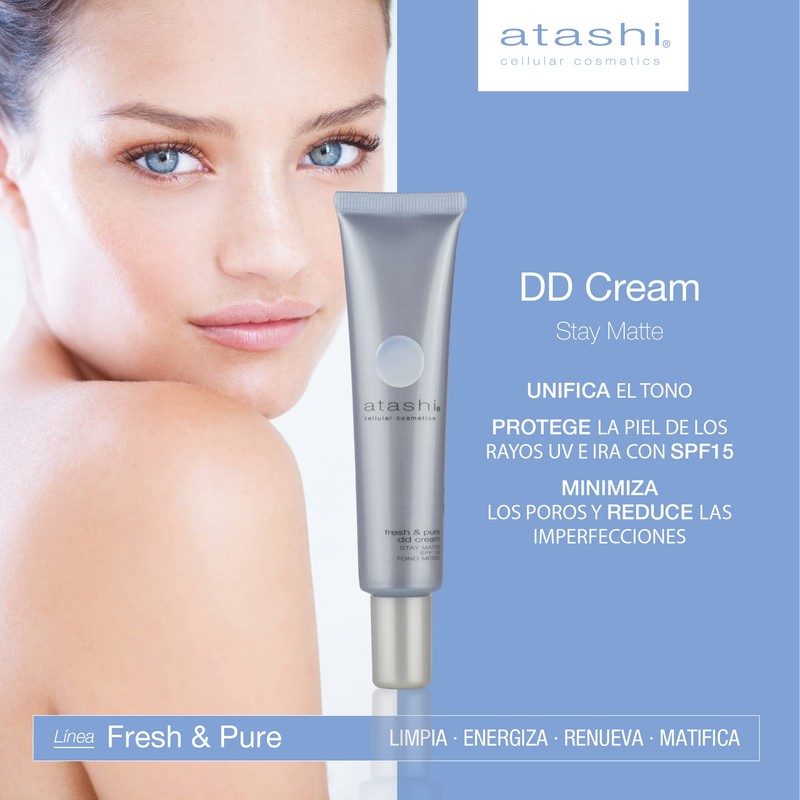 Atashi DD Cream Stay Matte Moisturising Cream with Colour Even