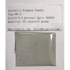 0-0.5 Micron 30000 grit Diamond Powder 25Carat=5gram (W0.5)