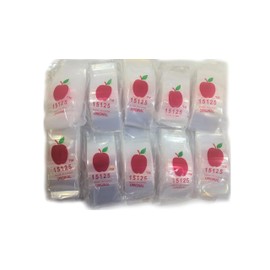15125 apple baggies 10 bags of 100 total 1000 count clear bag tiny coin