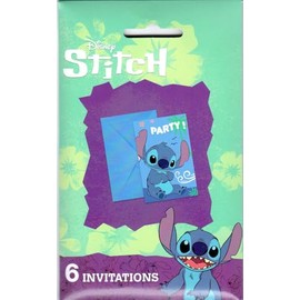 Procos Stitch & Angel 6 Invitations & Envelopes