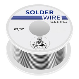 Soldering Wire 63-37 Tin Lead Rosin Core Solder Kit Low Melt Electrical Solder for Soldering and Connecting Electronics(1.0mm/100g)
