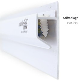 FRANZ MENSCH Hygostar Catch-ball System, Noteboard, White, Length: 22 cm, W: 7 cm, H: 2.3 cm