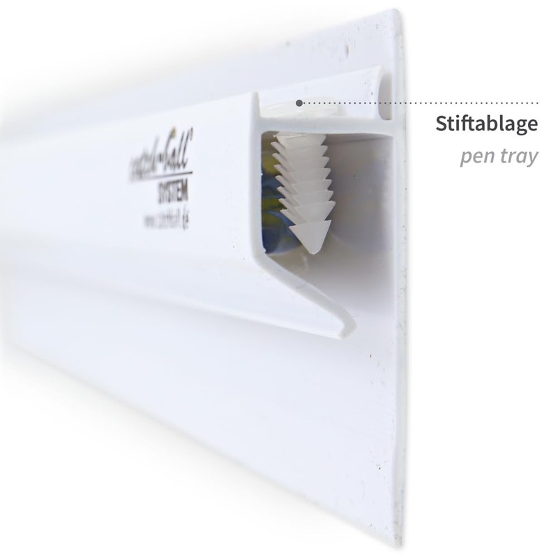 FRANZ MENSCH Hygostar Catch-ball System, Noteboard, White, Length: 22 cm,