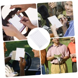 CORHAD 12pcs Golf Scorecards Record Paper Coated Paper Scorecard Compact Size for Easy Carrying
