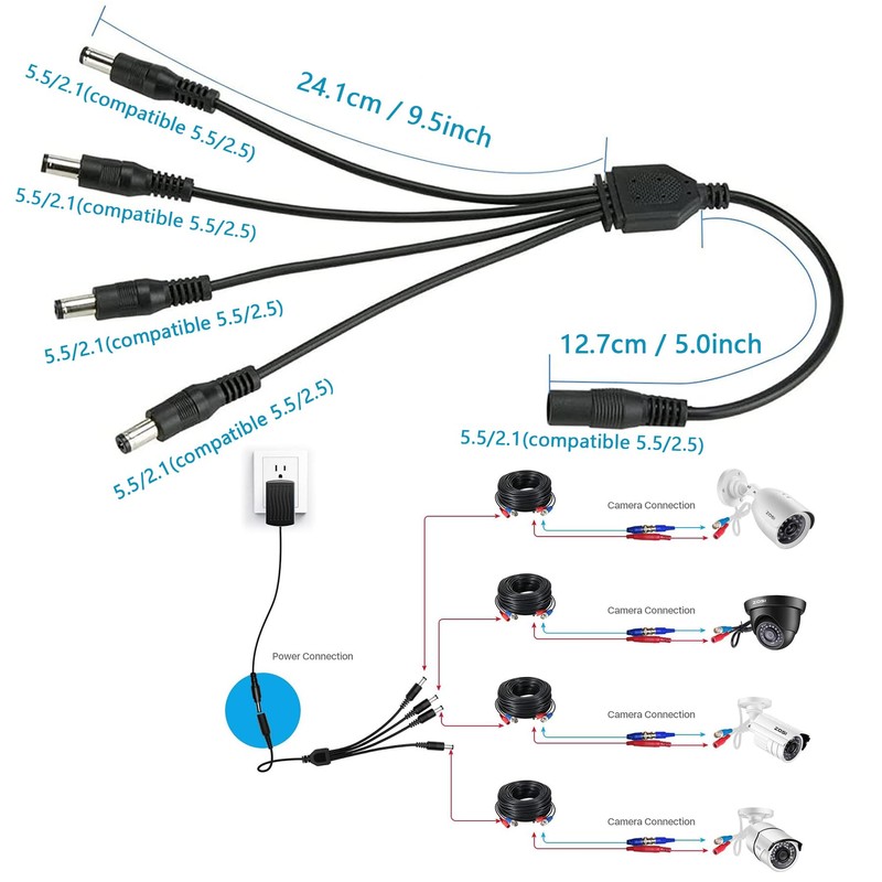 Minidodoca Universal Power Supply 3V~24V 3A 72W Adjustable Variable 3V