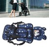 Toddler Car Seat Insert Bear Pattern Heighten Adjustable Fixing Straps