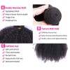 Weft Hair Extensions Afro Kinky Curly Bundles Human Hair 4B