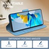 Shantime Leather Wallet Case Compatible with AGM Glory G1S Pro,