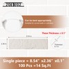 Zoeteoz 4 Pcs Faux Thin Brick 3D Wall Tiles Veneers,