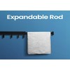 Wall Mounted Clothes Drying Rack - Collapsible, Foldable Space Saving