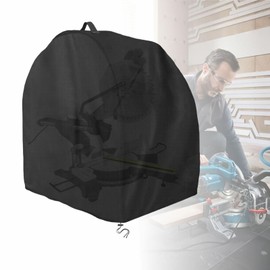 Power Miter Saw Cover, 420D Heavy Duty Dustproof Planers Machine Organizer Accessories, 28"Dx24"Wx28"H