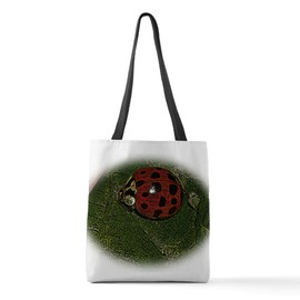 CafePress Ladybug Polyester Tote Bag 16"x16"